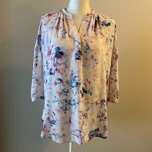 VioletΒ + Claire Pastel Floral Blouse